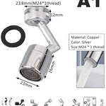 Grifo Ahorrador De Agua 720° Metalico