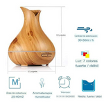 Humidificadora de Madera Estilo Clásico
